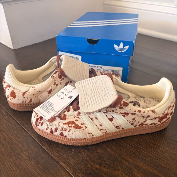 adidas Originals Shoes - Adidas Samba LT Originals - Womens US 8 - Cow Print